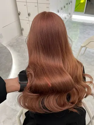 ロング カラー ヘアアレンジ 🎀 yuuka🎀のヘアスタイル