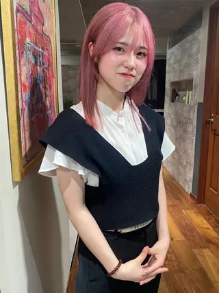 ミディアム カラー mai / linoah˚✧のヘアスタイル