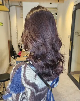 ロング Ayu🐾縮毛矯正/ ブリーチ無しカラーのヘアスタイル