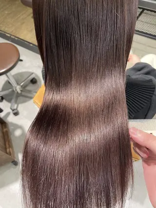 ロング カラー 髪質改善アンジュール かのんのヘアスタイル