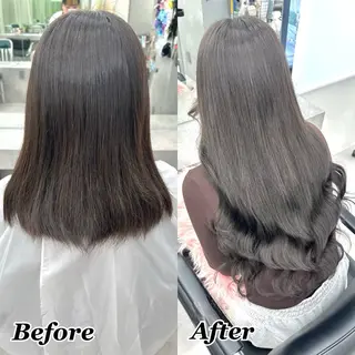 ヘアメ🎀推しカラー 🥣横浜/しほ🧸のヘアスタイル