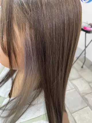 ロング カラー 🍒透明感カラー/ 艶カラー/さくら🍒のヘアスタイル