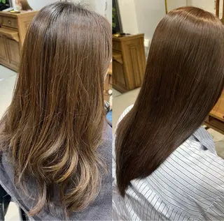 カラー 似合わせ艶カラー /かなとのヘアスタイル