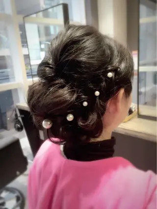 ミディアム ヘアアレンジ イメチェン☆丁寧接客 田中 優貴のヘアスタイル