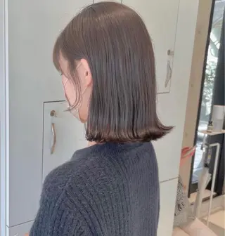 ミディアム カラー MURANAKA RYOのヘアスタイル