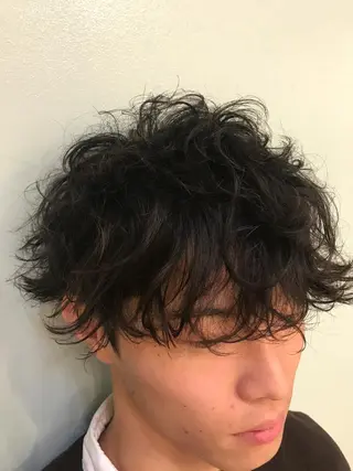パーマ メンズ 川本 裕🌿のヘアスタイル