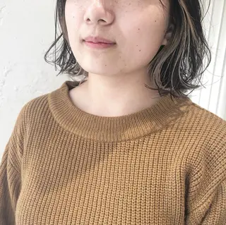 ミディアム 荒川 ひなの 新川崎のヘアスタイル