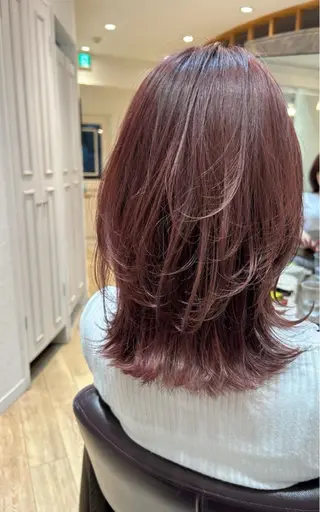 ミディアム おおがくみゆ🦙🍊 ⭐️池袋のヘアスタイル