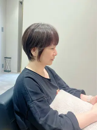 ショート カラー 瀧　元気/ショート/ 白髪ぼかし/髪質改善のヘアスタイル