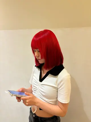 ミディアム ショート・ボブ✨南 津麦のヘアスタイル