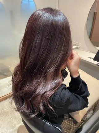セミロング カラー 中目黒🌼 🌼ハナのヘアスタイル