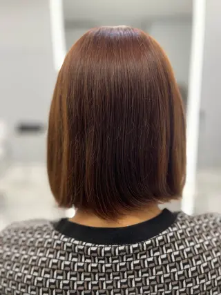 ミディアム カラー 新宿/レイヤーカット 西澤 ジュンヤのヘアスタイル