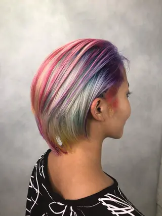 ショート カラー welring hair salonのヘアスタイル