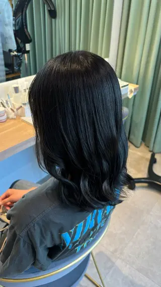 ミディアム カラー りあの🎀 /暖色カラー🍒のヘアスタイル
