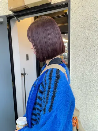 ショート カラー ボブ/ミディアム RIONAのヘアスタイル