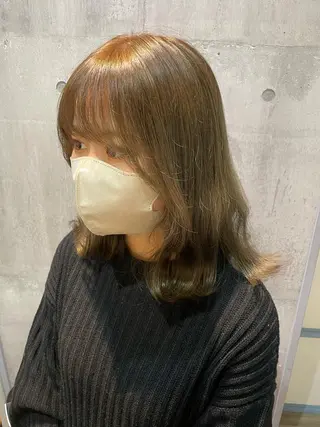 ミディアム カラー 🕊miki モテ髪🫧のヘアスタイル