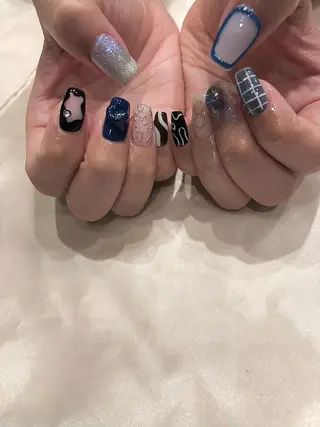 ネイル パラあり！フィルイン 美フォルムのネイルデザイン