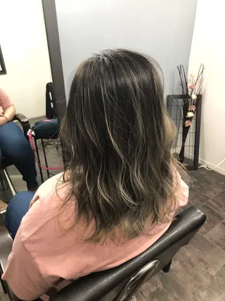 セミロング カラー 【 DIPTH 】 代表コウキ🥇のヘアスタイル