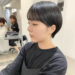 ショート カラー ショート〜ボブ✂︎ 武蔵小杉 南澤佑介のヘアスタイル