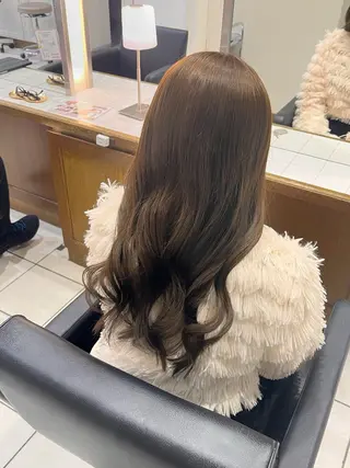 ロング 🎀透明感カラー🎀 稲垣至恩🎀のヘアスタイル