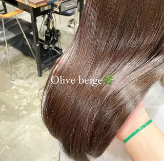 ミディアム カラー 暖色/艶髪/ボブ/ ショート/Ayaのヘアスタイル