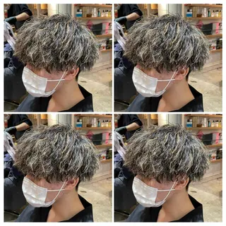 カラー パーマ メンズ 💎髪質改善／艶髪 荻原💎のヘアスタイル
