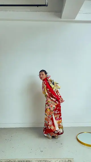 ヘアメイク🌷 着付👘ハルのヘアスタイル
