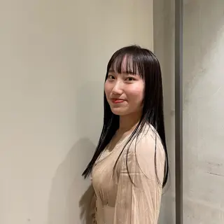 ロング カラー ヘアアレンジ 高井瑠華🌼 ストカールカット特化のヘアスタイル