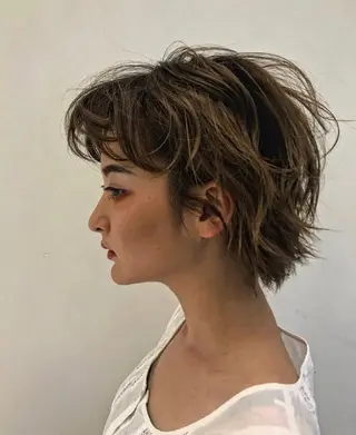 ショート カラー 立石 タテイシのヘアスタイル