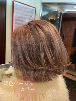ショート カラー 堀江/レイヤーカット /髪質改善のヘアスタイル