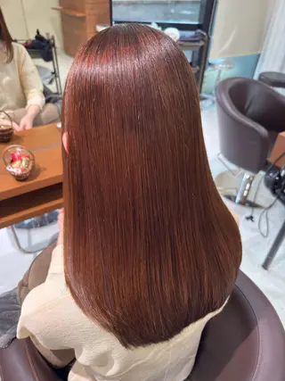 ロング 💜カラー/縮毛矯正 /NARUKA💜のヘアスタイル