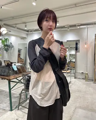 ショート カラー 似合わせヘア 🪶remiのヘアスタイル