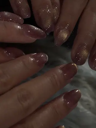 ネイル Dark Honey Ivyのネイルデザイン