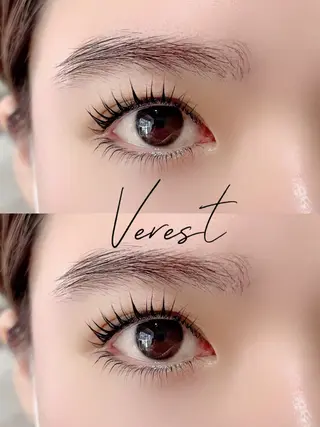 マツエク・マツパ トップアイリスト Verestのマツエク・マツパデザイン