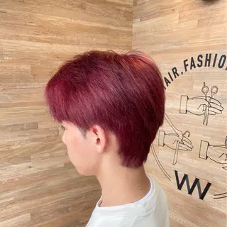 カラー 市妙 瑠基のヘアスタイル