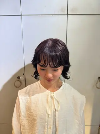 カラー パーマ kirari / 透明感カラー🍈⟡⡱のヘアスタイル