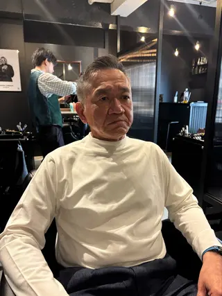 メンズ 海外メンズヘア/ イケオジヘア/千歳のヘアスタイル