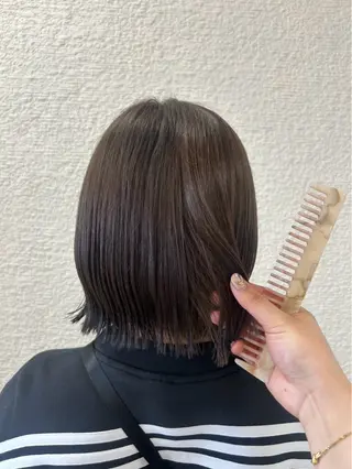 ショート ツヤ感／似合わせ カラー🌿yuiのヘアスタイル