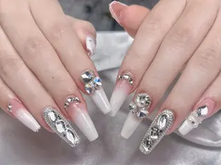 ロング Rin Nail 新大久保店のネイルデザイン