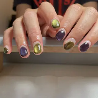 ネイル ざんねん負け犬ちゃん 南堀江のネイルデザイン