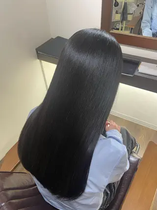 ロング 結衣 髪質改善モデル募集中のヘアスタイル