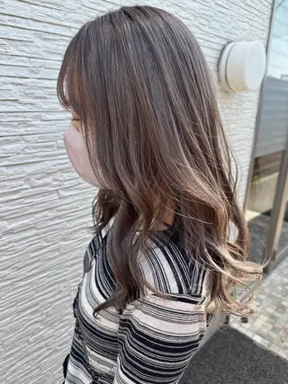 ロング カラー 仲間 一貴のヘアスタイル