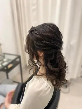 ロング ヘアアレンジ Mikazuki オーナーTeradaのマツエク・マツパデザイン