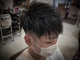 パーマ メンズ 守屋 智紀のヘアスタイル
