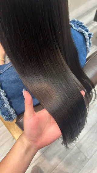 ロング カラー まい🎀ピンク💝 透明感/髪質改善のヘアスタイル