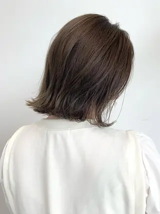 ミディアム カラー 中村 優太のヘアスタイル