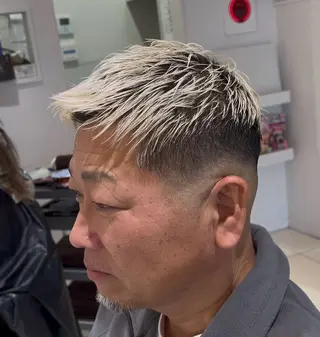 ショート 新潟メンズパーマ⚽️ 髙井　陽のヘアスタイル