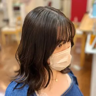 ミディアム 冨田 豊のヘアスタイル