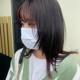 ミディアム アオトソラ いしざかのヘアスタイル