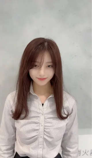 ロング カラー 髪質改善/顔まわり 石原のヘアスタイル